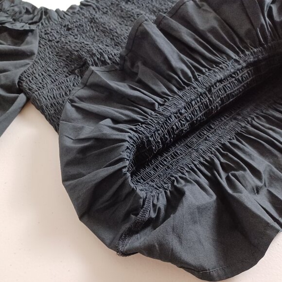 The Drop Marisol On/Off-Shoulder Cotton Smock Blouse - Picture 7 of 16